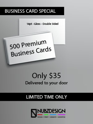 Business Card Printing Special