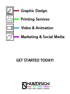 NubzDesign Services - Graphic Design, Printing, Video and Animation, Marketing
