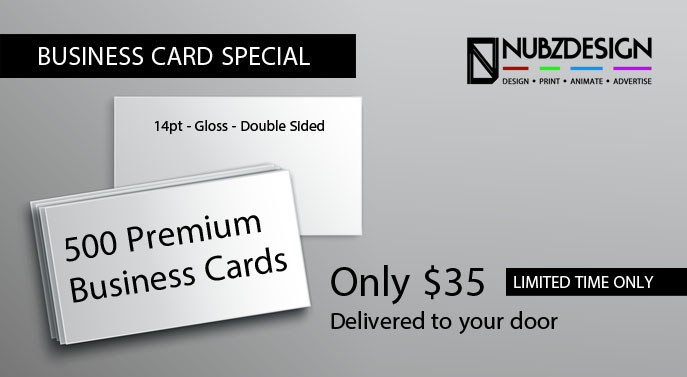 Business Card Printing Special