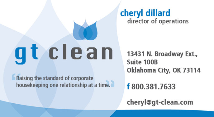 GT Clean Business Card Design